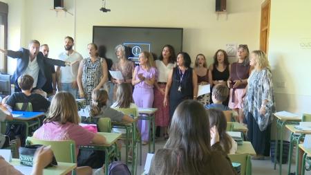 Imagen Banda sonora con las voces del coro en el inicio del curso escolar de...