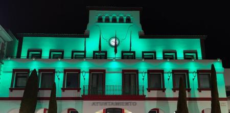 Imagen El Ayuntamiento iluminará hoy de verde su fachada por el Día...
