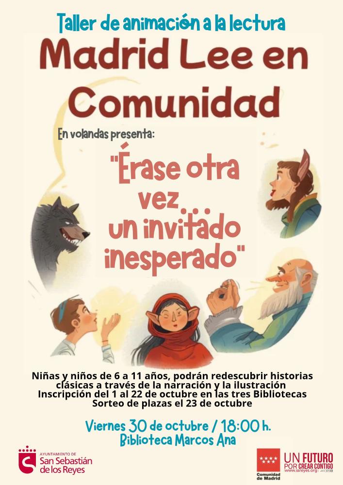 Imagen Taller de animación a la lectura: Érase otra vez... un invitado inesperado