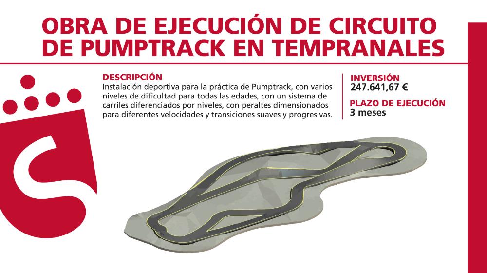 Imagen Nuestra ciudad invierte cerca de 250.000 euros en un nuevo circuito de pumptruck en Tempranales