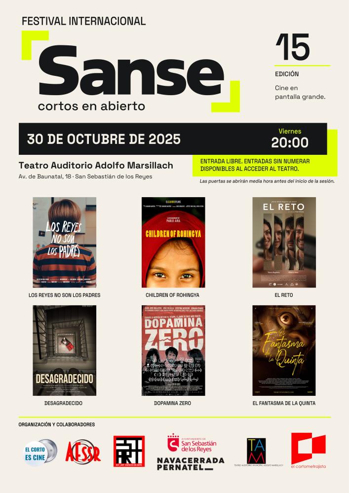 Imagen Sanse cortos en abierto. Inicio de la temporada