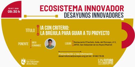Imagen La nueva sesión de los ‘Desayunos Innovadores’ enseñará a emprendedores y autónomos a sacar partido a la Inteligencia Artificial