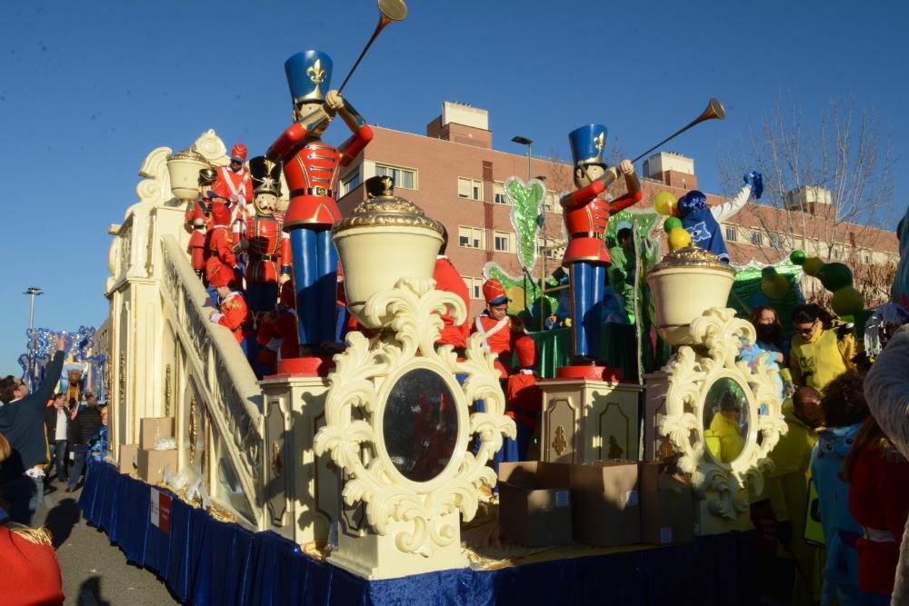 Una de la carrozas partiocipantes en la Cablagata del año pasado.