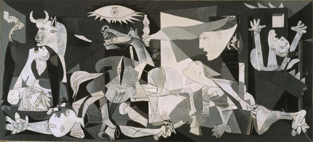 El Guernica, de pablo Picasso.