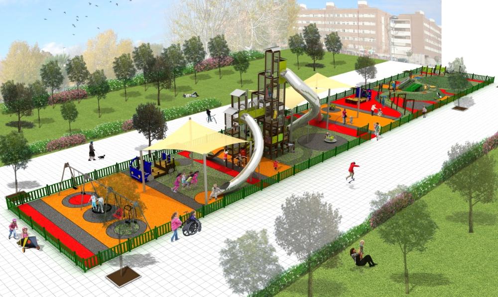 Imagen El Ayuntamiento inicia las obras de los parques inclusivos de Dehesa Vieja y Tempranales