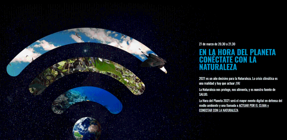 Imagen Sanse se adhiere a la campaña la Hora del Planeta 2021