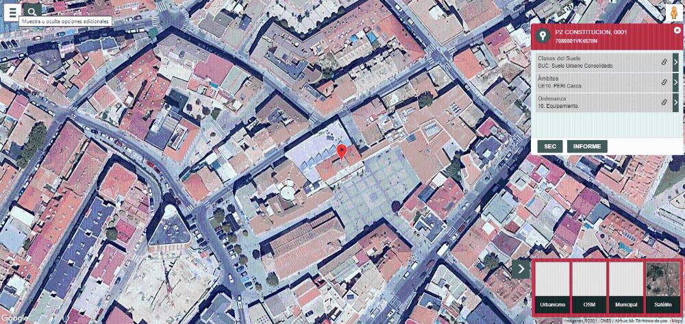 Imagen El Ayuntamiento habilita un ‘Geoportal’ para la consulta de información geográfica y urbanística del municipio