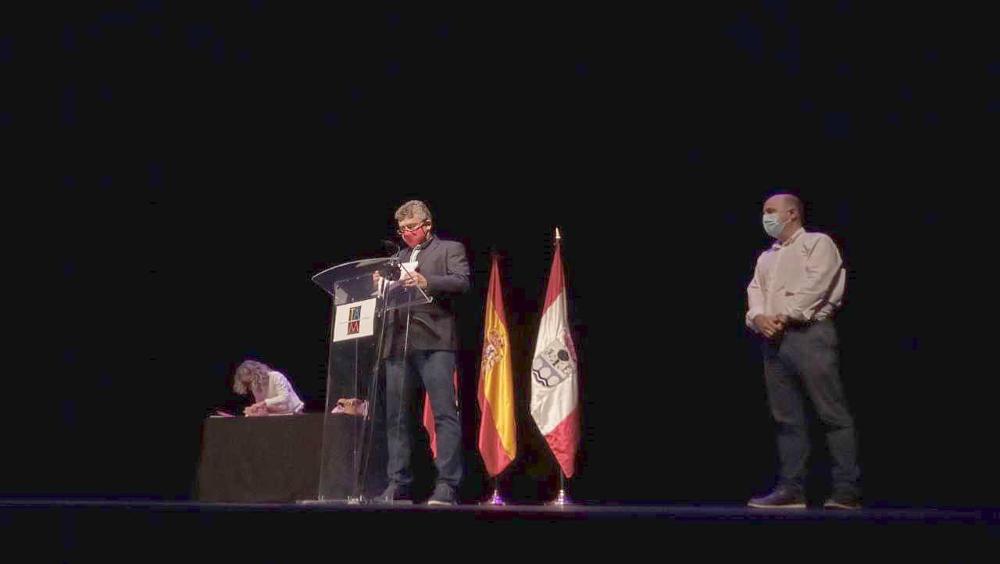 El concejal de Recursos Humanos, en la presentación del acto.
