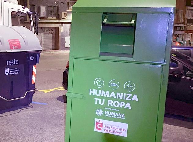 Imagen Los vecinos de Sanse depositan 643.000 prendas de ropa en los contenedores de la Fundación Humana durante el primer semestre para darles una segunda vida
