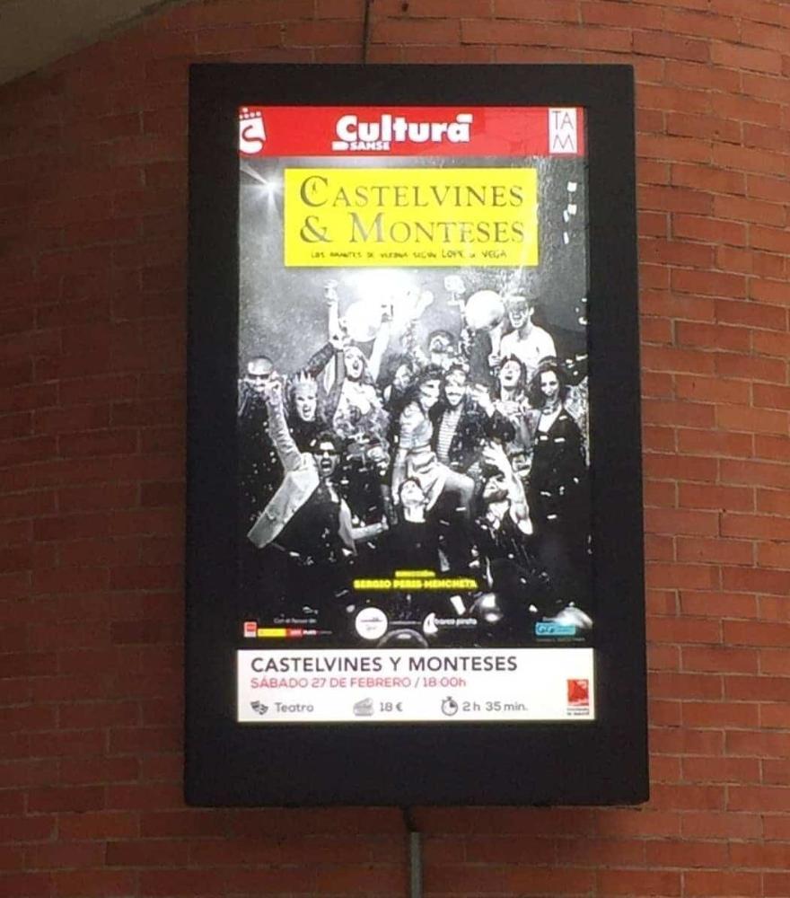 Cartel luminoso del TAM.