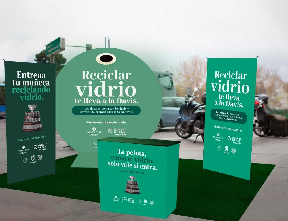 Imagen Los Ayuntamientos de San Sebastián de los Reyes y Alcobendas y Ecovidrio premian el reciclaje de vidrio regalando entradas para la Copa Davis