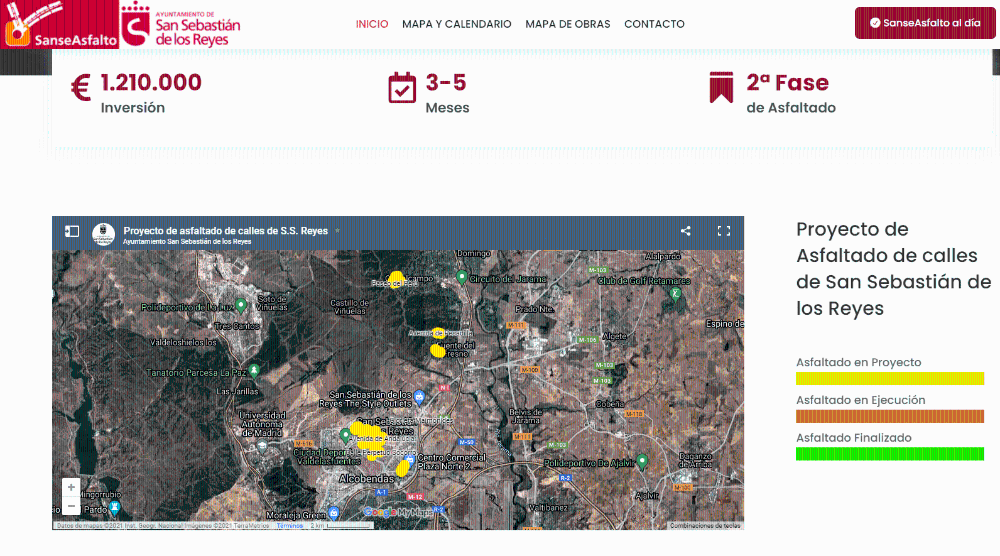 Imagen Todo preparado para comenzar el asfaltado de la avenida de la Sierra