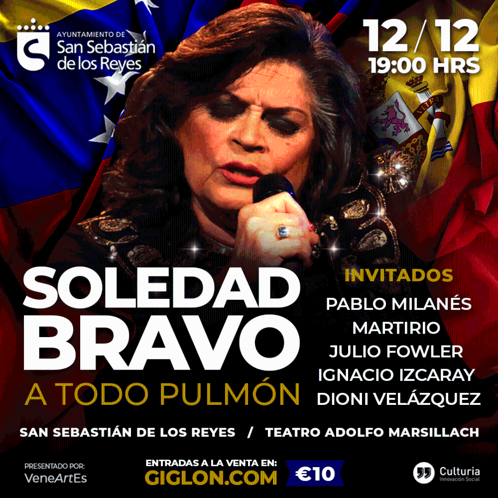 Soledad Bravo, en el TAM.