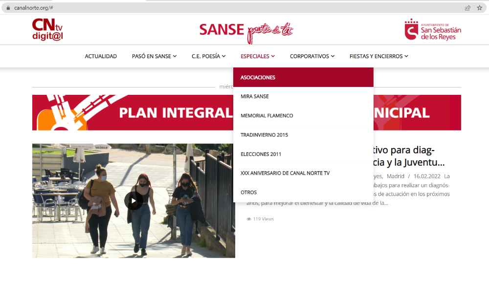 Imagen Canal Norte TV, la televisión de Sanse, estrena un espacio audiovisual para las asociaciones locales