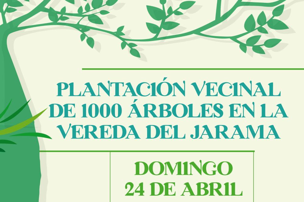 Imagen El Ayuntamiento organiza una plantación vecinal de 1.000 árboles en la Vereda del Jarama