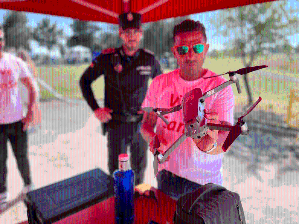 Imagen La Policía Local estrenó su dron de vigilancia durante la Caldereta Popular