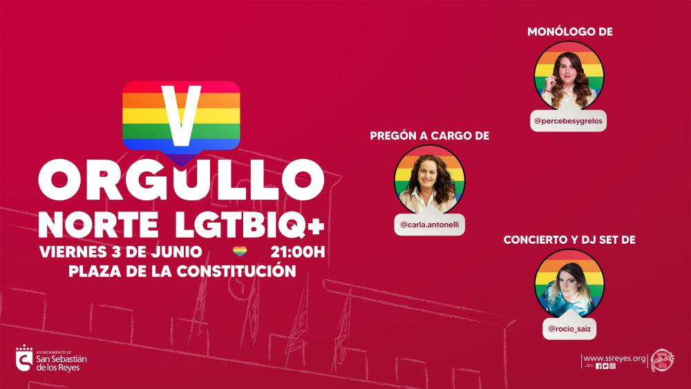 Imagen Todo preparado para el inicio del V Orgullo LGTBIQ+ Norte este viernes en Sanse con Carla Antonelli, Carolina Iglesias y Rocío Saiz