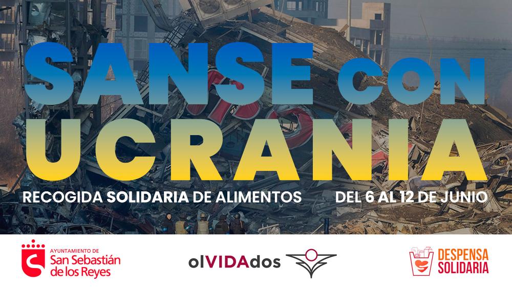 Imagen San Sebastián de los Reyes inicia una nueva recogida de alimentos para enviar a Ucrania del 6 al 12 de junio