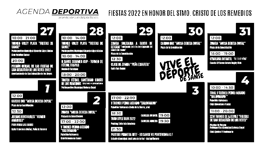 Imagen El deporte, también protagonista de las Fiestas en Honor al Santísimo Cristo de los Remedios