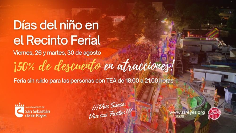 Imagen Días del niño y Feria sin ruido para las personas con TEA, en el Recinto Ferial