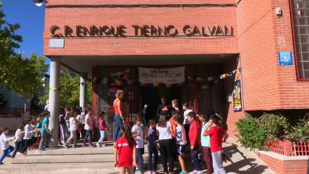 Imagen Una huelga simbólica en el CEIP Tierno Galván para cerrar la Semana...