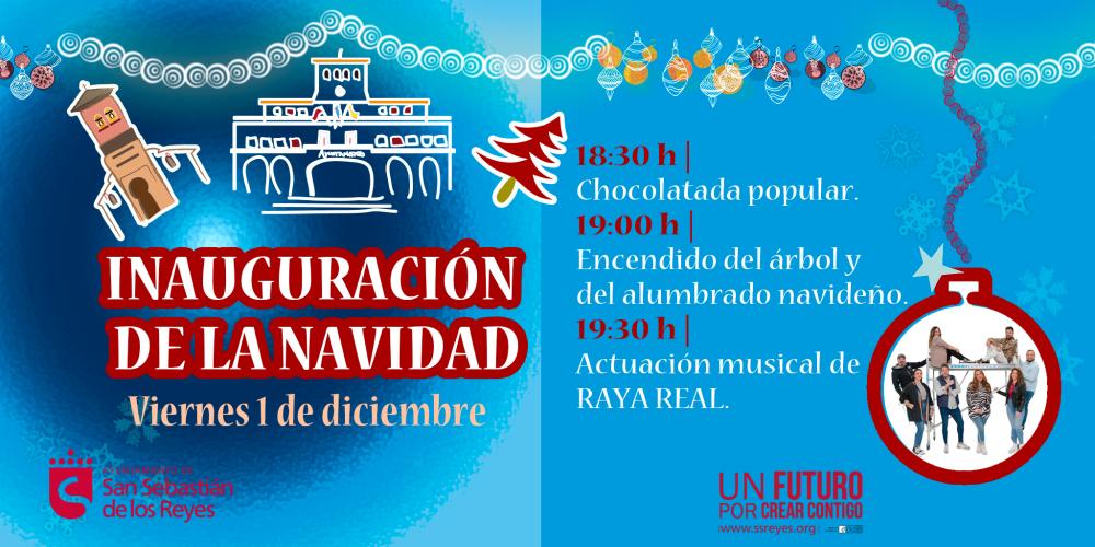 Imagen El encendido del árbol y el concierto de Raya Real inauguran la Navidad