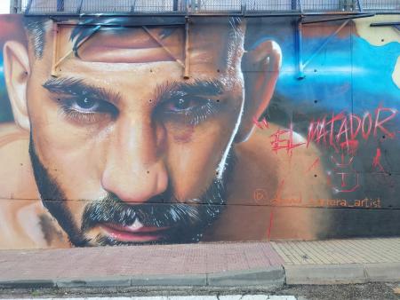 Imagen Ilia Topuria ya tiene su mural en nuestra ciudad