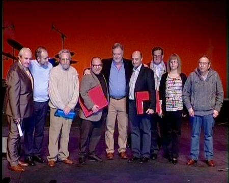 Imagen Pepe Viyuela y la Banda de Música de Sanse reciben los XX Premios Pedro Rodríguez El Viejo