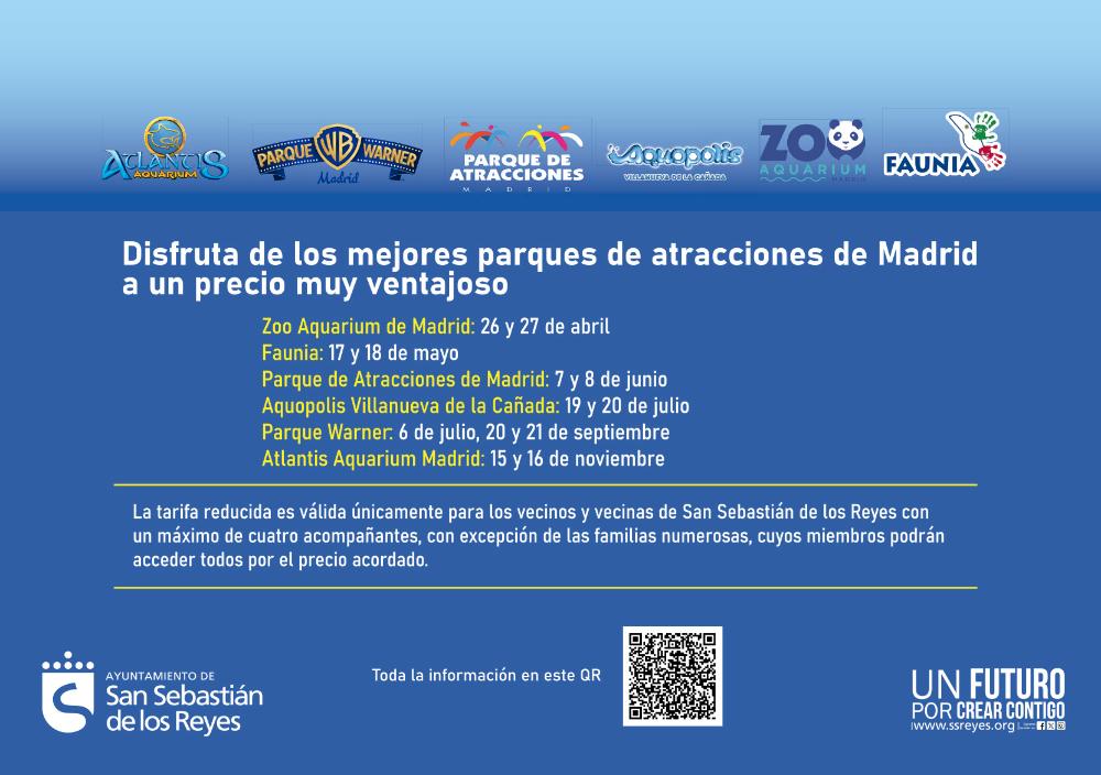 Imagen Los vecinos disfrutarán de los mejores parques de atracciones de Madrid a un precio muy ventajoso