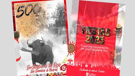 Imagen Luis Miguel Sánchez firma los carteles de las Fiestas y Encierros de San...