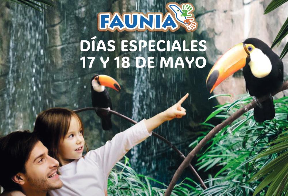 Imagen FAUNIA ofrece entradas a los vecinos de nuestra ciudad a un precio muy ventajoso el 17 y 18 de mayo