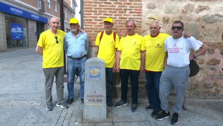 Imagen El Camino de Santiago espera un año más al grupo de Senderismo Sénior Sanse