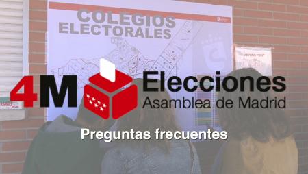 Imagen 4M Elecciones Asamblea de Madrid: Preguntas frecuentes