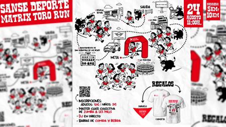 Imagen ¡El domingo 24 de agosto hay que correr la ‘Sanse Deporte Matrix Toro Run’!