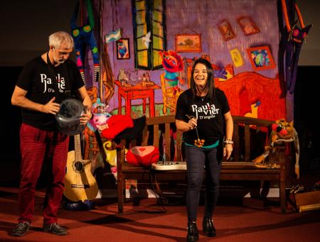 Día de las bibliotecas. Espectáculo musical: Jugar a jugar. Paula y Javier D'Angelo