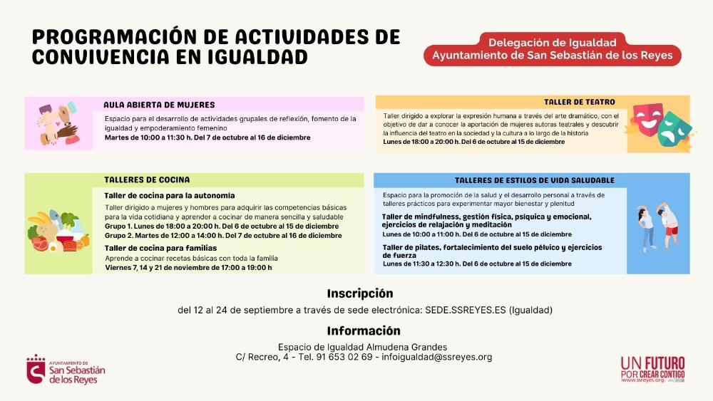 Imagen Nuestra ciudad impulsa una programación de actividades para la convivencia en igualdad