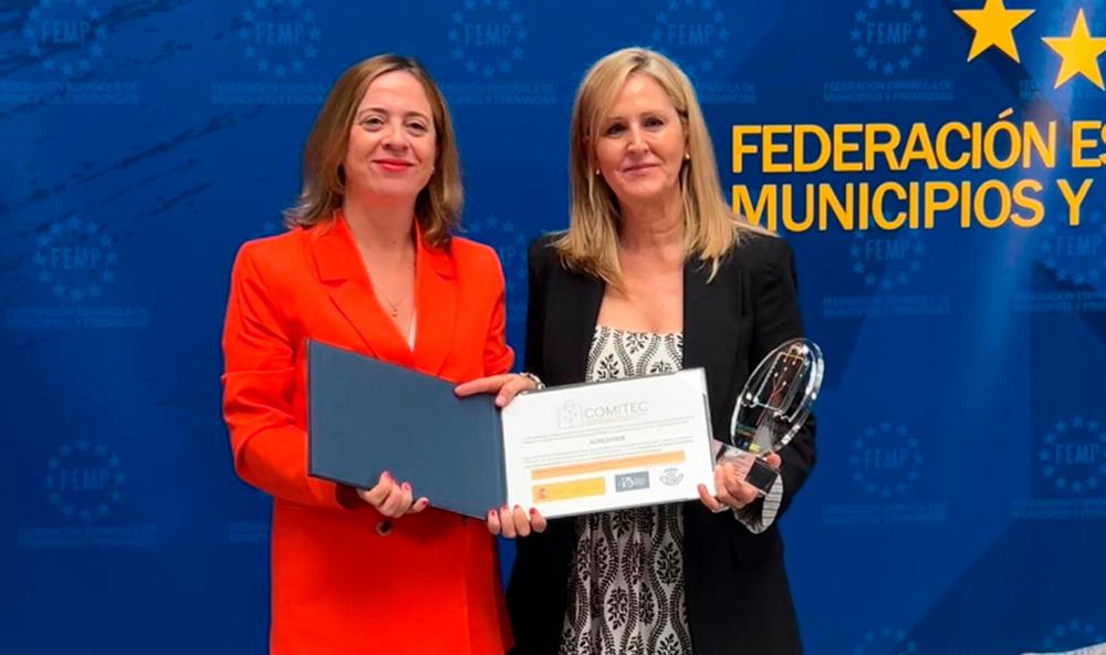 Imagen El Ayuntamiento recibe el premio de la FEMP a las mejores ideas para la tecnificación del comercio presencial