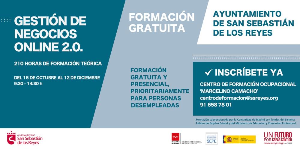 Imagen El Ayuntamiento lanza un curso presencial gratuito de ‘Gestión de los Negocios Online 2.0’
