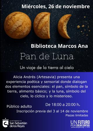 Imagen Taller literario, sensorial y creativo. 'Pan y luna'. Artesavia.