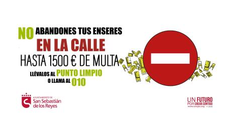 Imagen El Ayuntamiento recuerda que abandonar enseres en la vía pública puede...