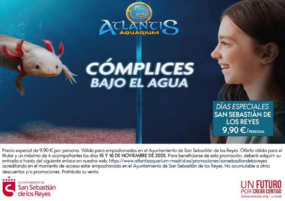 Imagen Atlantis Aquarium ofrecerá a los vecinos de la ciudad entradas a un precio especial los días 15 y 16 de noviembre