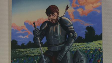 Imagen ‘La dama y el caballero’: brillantes ilustraciones de Carlos Gadea en la Biblioteca Marcos Ana