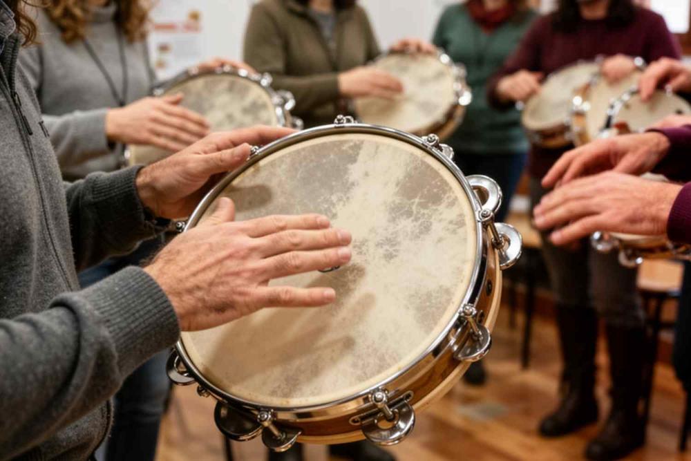 Imagen Nuestra ciudad oferta cursos monográficos de pandereta, danza folk y arte textil esta primavera