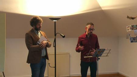 Imagen Celebración de las letras con el poeta Martínez Morán en el CEP de San...