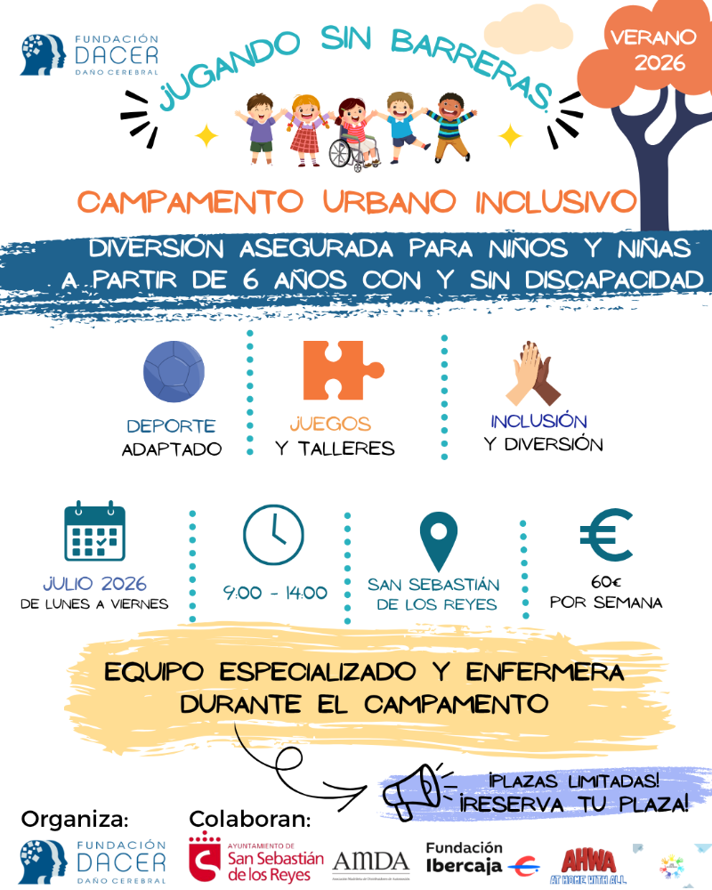 Imagen Nueva edición del campamento urbano inclusivo ‘Jugando sin Barreras’, organizado por la Fundación DACER