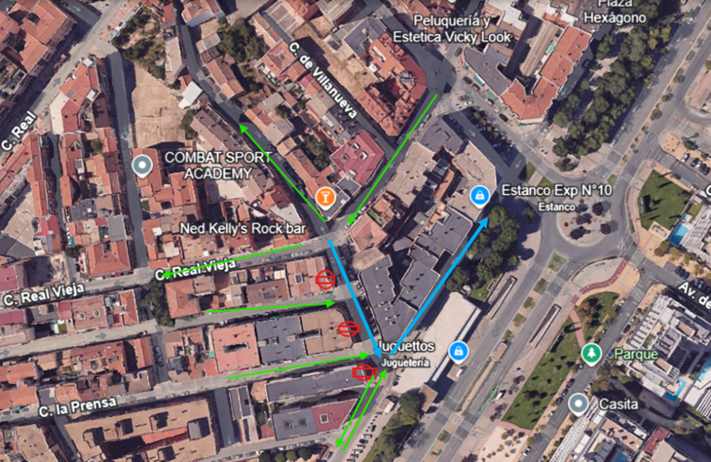 Imagen El Ayuntamiento ejecuta la reordenación del tráfico cambiando el sentido en las calles Higueras y Cristo de los Remedios