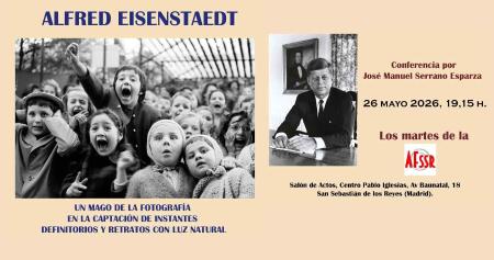 Imagen La AFSSR organiza una conferencia sobre Alfred Eisenstaedt, el fotoperiodista más prolífico de la historia