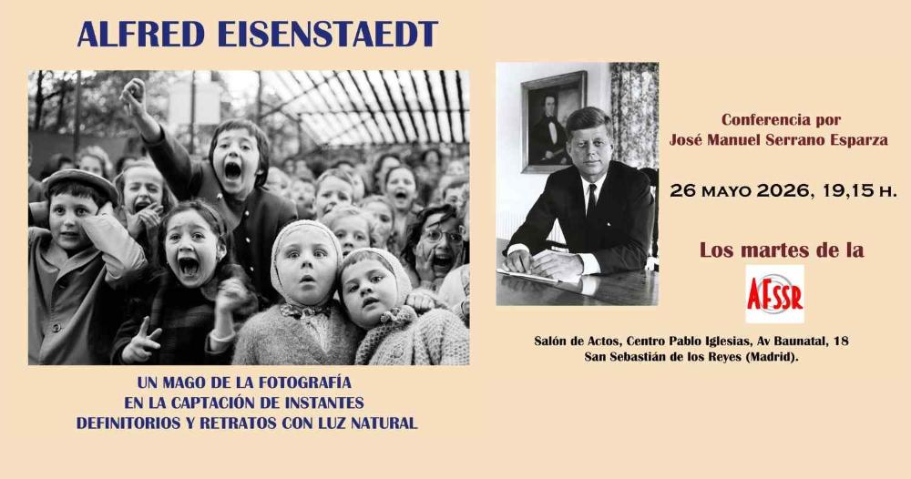 Imagen La AFSSR organiza una conferencia sobre Alfred Eisenstaedt, el fotoperiodista más prolífico de la historia