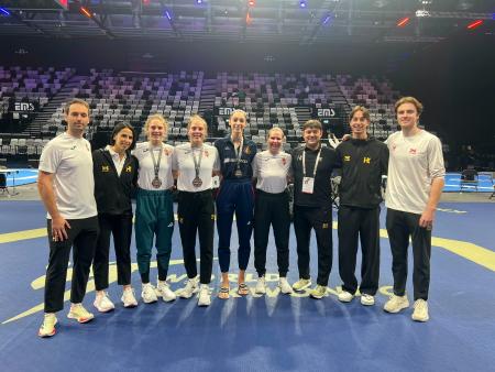 Imagen Domingo mágico del Hankuk en Alemania: oros de Luana y Viviana Márton y bronce de Lena Moreno en la President’s Cup