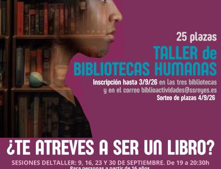 Imagen TALLER DE BIBLIOTECAS HUMANAS Inscripción hasta el 3/9/26